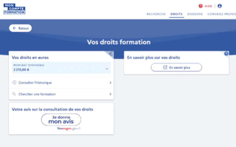 CONSULTER MES DROITS FORMATION visual data 4